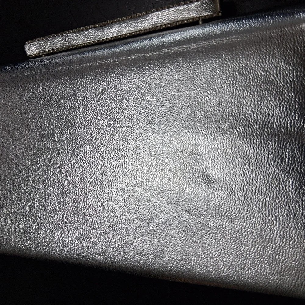 Silver Women's Evening Clutch   Size 8